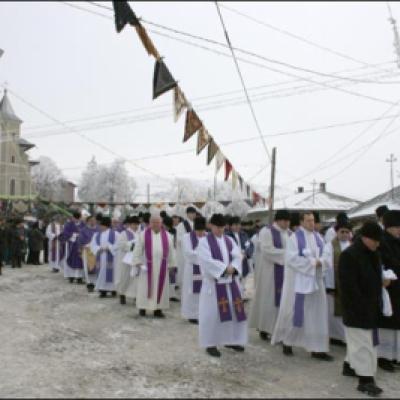 27 decembrie 2007: Buruieneşti: Funeraliile părintelui pr. Dumitru Patraşcu
