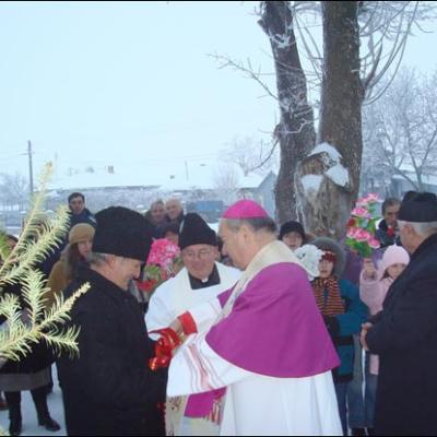 12-13 ianuarie 2008: Vizită pastorală în Parohia Teţcani