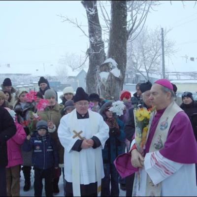 12-13 ianuarie 2008: Vizită pastorală în Parohia Teţcani