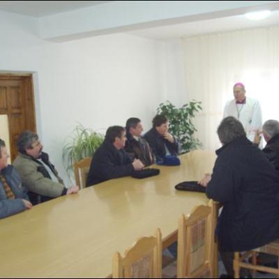 12-13 ianuarie 2008: Vizită pastorală în Parohia Teţcani