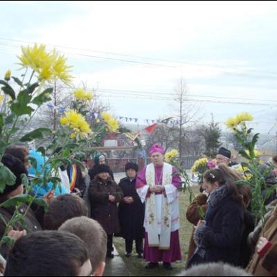 20 ianuarie 2008: Vizită pastorală în Parohia Traian, Bacău