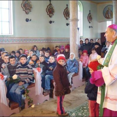 20 ianuarie 2008: Vizită pastorală în Parohia Traian, Bacău