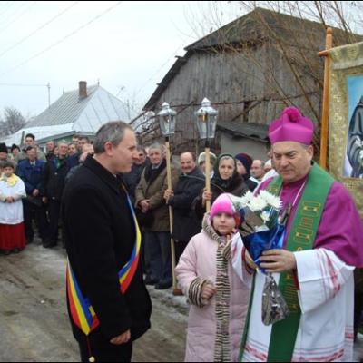 20 ianuarie 2008: Vizită pastorală în Parohia Traian, Bacău