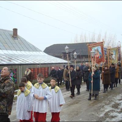 20 ianuarie 2008: Vizită pastorală în Parohia Traian, Bacău