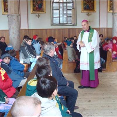 20 ianuarie 2008: Vizită pastorală în Parohia Traian, Bacău