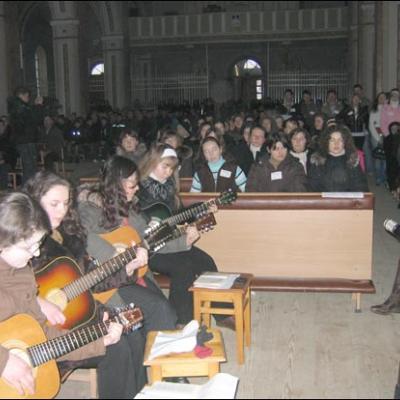 3 decembrie 2008: Săbăoani: Schimb de experienţă între tineri