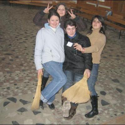 3 decembrie 2008: Săbăoani: Schimb de experienţă între tineri