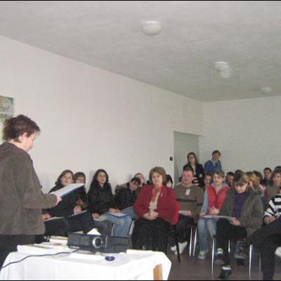 8-10 februarie 2008: Traian: Curs de formare pentru responsabilii laturii formative din AC