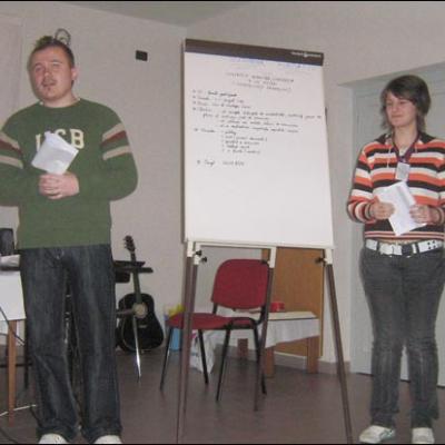 8-10 februarie 2008: Traian: Curs de formare pentru responsabilii laturii formative din AC