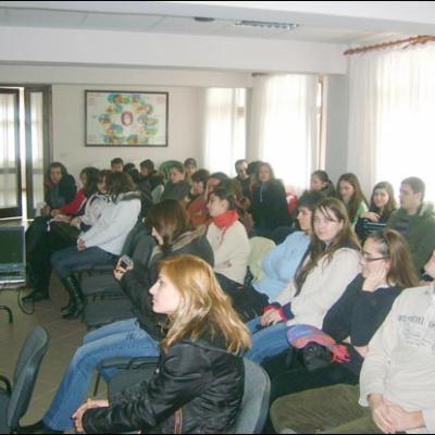 9 februarie 2008: Luncani: Zi de reculegere cu tinerii din Bacău
