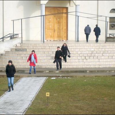9 februarie 2008: Luncani: Zi de reculegere cu tinerii din Bacău