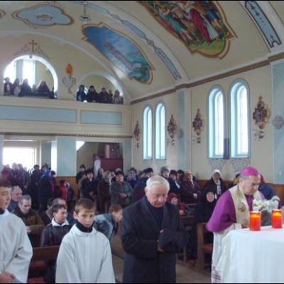 10 februarie 2008: Vizită pastorală în Parohia Trebeş