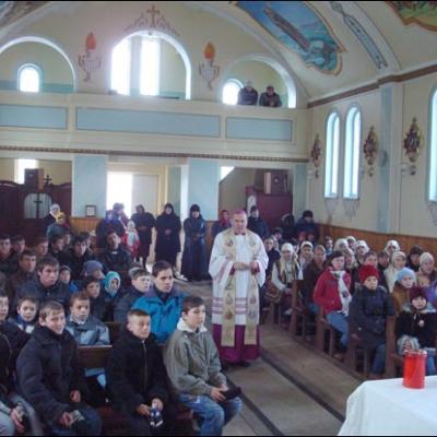 10 februarie 2008: Vizită pastorală în Parohia Trebeş
