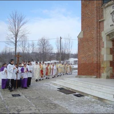 11 februarie 2008: Pelerinaj aniversar la Cacica