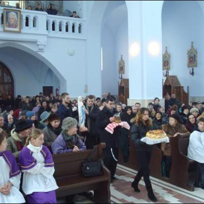 11 februarie 2008: Pelerinaj aniversar la Cacica