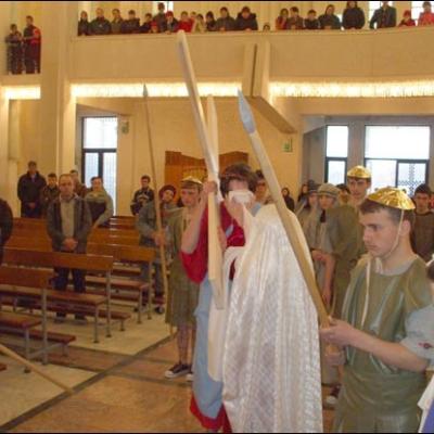 16 martie 2008: Şcheia: Duminica Floriilor şi a Patimii Domnului nostru Isus Cristos