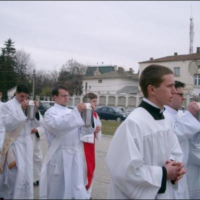 20 martie 2008: Iaşi: Liturghia de sfinţire a uleiurilor