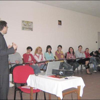 4-6 aprilie 2008: Traian: Curs de formare pentru responsabilii laturii caritative AC