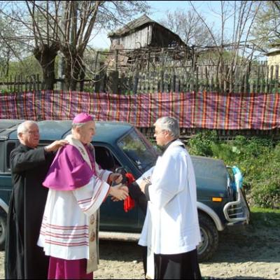 19-20 aprilie 2008: Vizită pastorală în Parohia Valea Seacă şi filiala Lărguţa