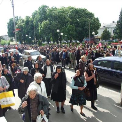 10 mai 2008: Sighet: Pelerinaj la căpătâiul episcopului Durcovici