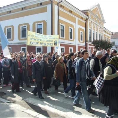 10 mai 2008: Sighet: Pelerinaj la căpătâiul episcopului Durcovici