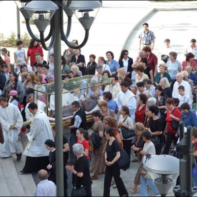 20 mai 2008: Moaştele fericitului Ieremia Valahul la Iaşi