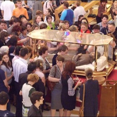 20 mai 2008: Moaştele fericitului Ieremia Valahul la Iaşi