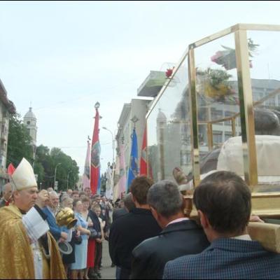 22 mai 2008: Suceava: Moaştele fericitului Ieremia
