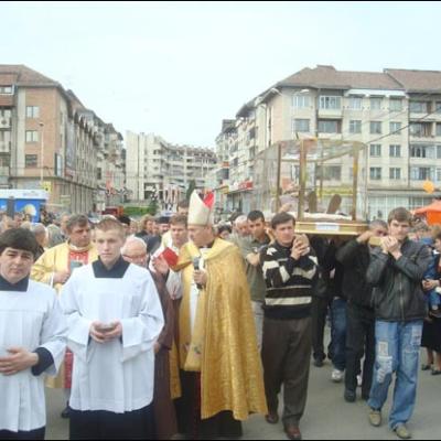 22 mai 2008: Suceava: Moaştele fericitului Ieremia