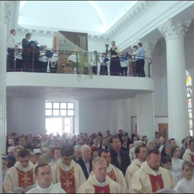 24 mai 2008: Chişinau: Consacrarea altarului catedralei "Providenţa Divină"
