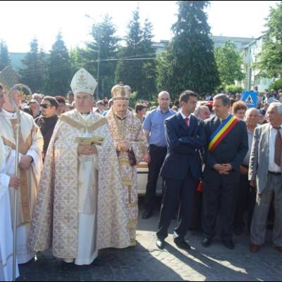 31 mai 2008: Oneşti: Fericitul Ieremia a ajuns în sanctuarul care i-a fost dedicat