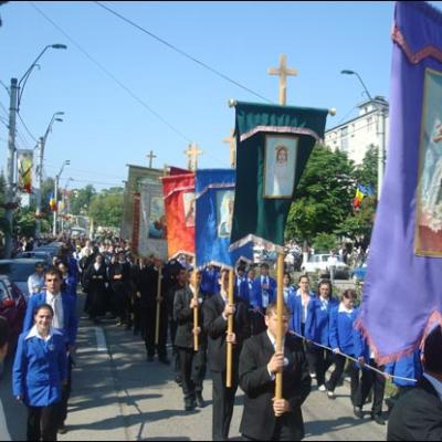 31 mai 2008: Oneşti: Fericitul Ieremia a ajuns în sanctuarul care i-a fost dedicat
