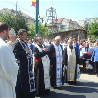 31 mai 2008: Oneşti: Fericitul Ieremia a ajuns în sanctuarul care i-a fost dedicat