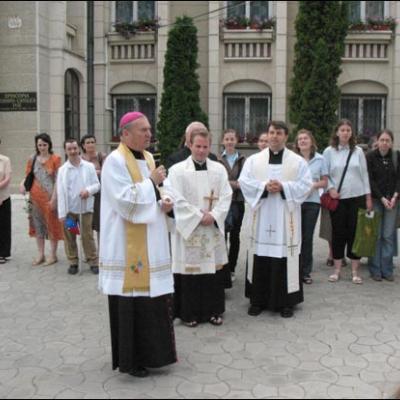 14-15 iunie 2008: Vizită pastorală în Parohia "Adormirea Maicii Domnului" din Iaşi