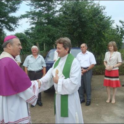 22 iunie 2008: Vizită pastorală în filiala Valea Lupului a Parohiei "Sf. Anton de Padova" din Iaşi