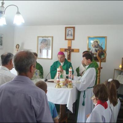 22 iunie 2008: Vizită pastorală în filiala Valea Lupului a Parohiei "Sf. Anton de Padova" din Iaşi