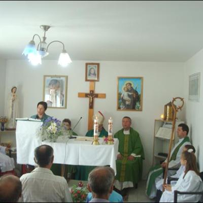 22 iunie 2008: Vizită pastorală în filiala Valea Lupului a Parohiei "Sf. Anton de Padova" din Iaşi