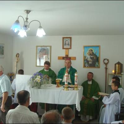 22 iunie 2008: Vizită pastorală în filiala Valea Lupului a Parohiei "Sf. Anton de Padova" din Iaşi