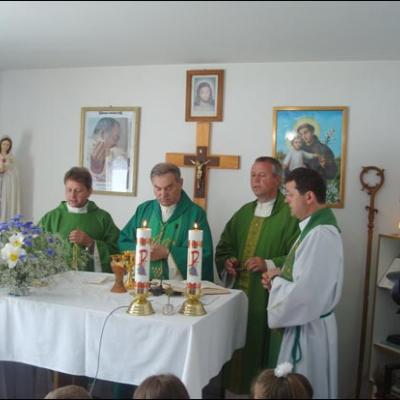 22 iunie 2008: Vizită pastorală în filiala Valea Lupului a Parohiei "Sf. Anton de Padova" din Iaşi