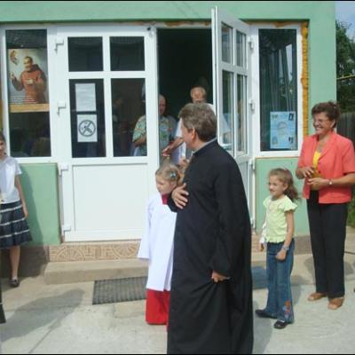 22 iunie 2008: Vizită pastorală în filiala Valea Lupului a Parohiei "Sf. Anton de Padova" din Iaşi
