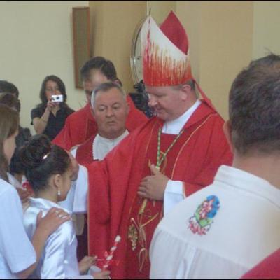 21 iunie 2008: Administrarea Mirului în Parohia Roman "Isus Bunul Păstor"