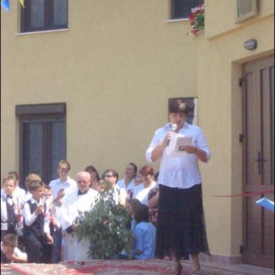 21 iunie 2008: Administrarea Mirului în Parohia Roman "Isus Bunul Păstor"
