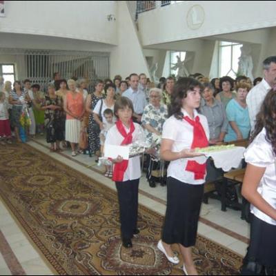 29 iunie 2008: Administrarea Mirului în Parohia Focşani