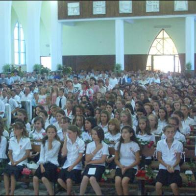 5 iulie 2008: Administrarea Mirului în Parohia Nicolae Bălcescu