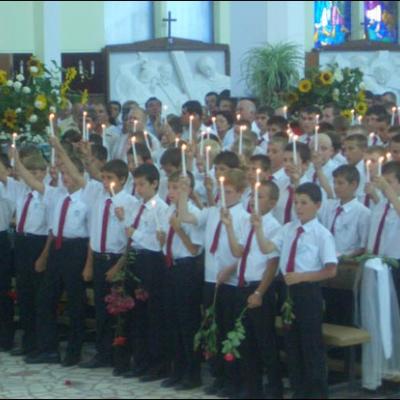5 iulie 2008: Administrarea Mirului în Parohia Nicolae Bălcescu