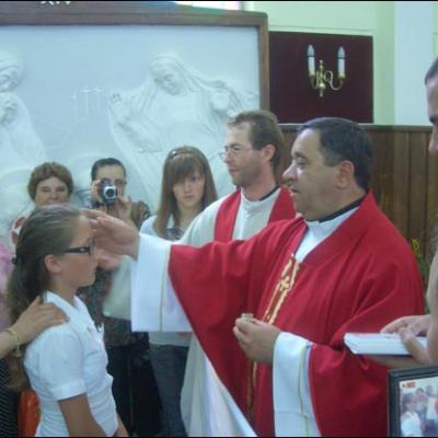 5 iulie 2008: Administrarea Mirului în Parohia Nicolae Bălcescu