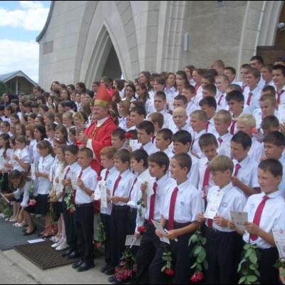 5 iulie 2008: Administrarea Mirului în Parohia Nicolae Bălcescu