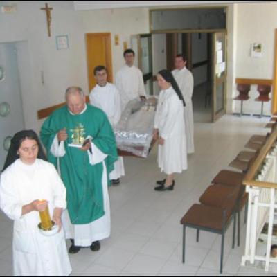 13 iulie 2008: Barticeşti: Rugăciuni pentru răposatul pr. Mihai Lucaci