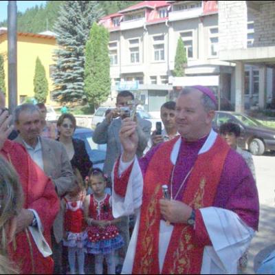 13 iulie 2008: Administrarea Mirului în Parohia Vatra Dornei