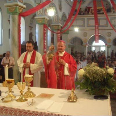 13 iulie 2008: Administrarea Mirului în Parohia Vatra Dornei